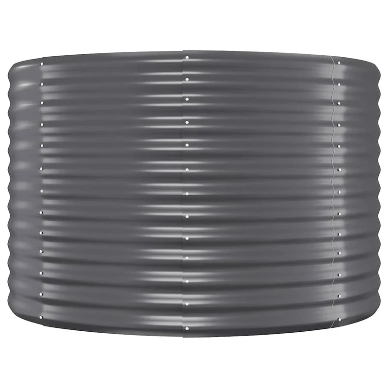 Jardinera Arriate Acero Galvanizado Antracita 396x100x68cm
