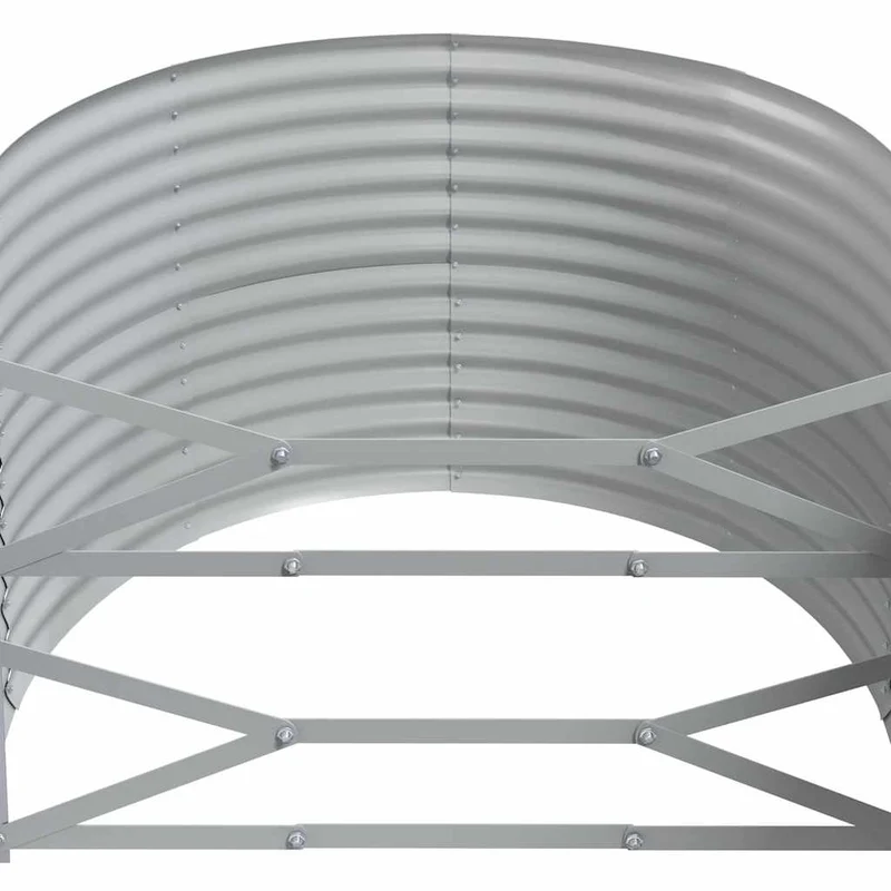 Jardinera Arriate Acero Galvanizado Antracita 396x100x68cm
