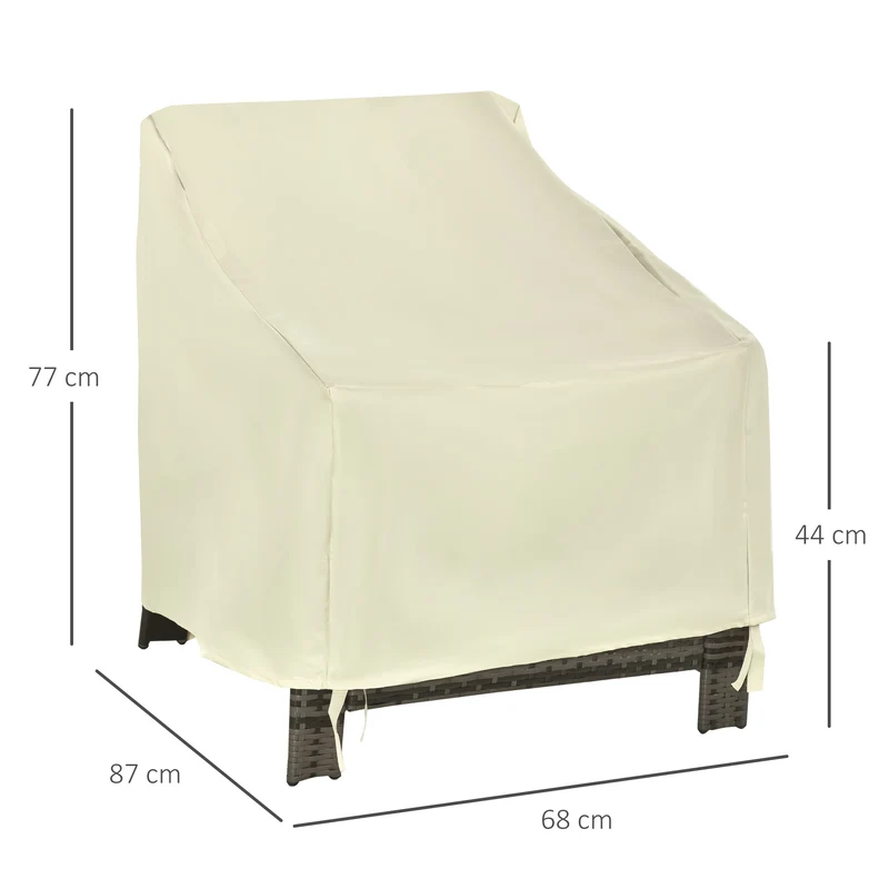 Outsunny Funda Protectora Para Sillas Cubierta Mueble Sillón Impermeable