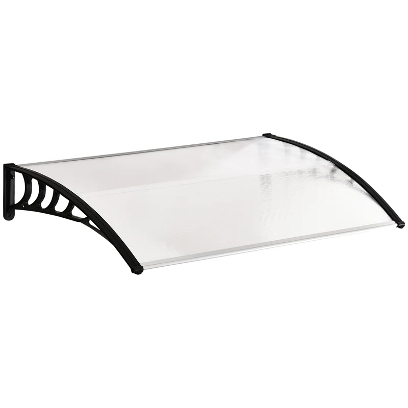 Outsunny Tejadillo De Protección Para Puertas Ventanas Contra Sol Y Lluvia