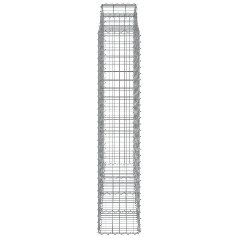 Cestas De Gaviones 8 Uds Forma De Arco Hierro 200x50x200/220 Cm