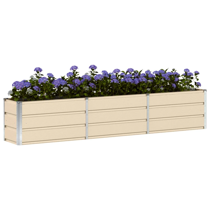 Jardinera Marfil 240 X 40 X 45 Cm Acero