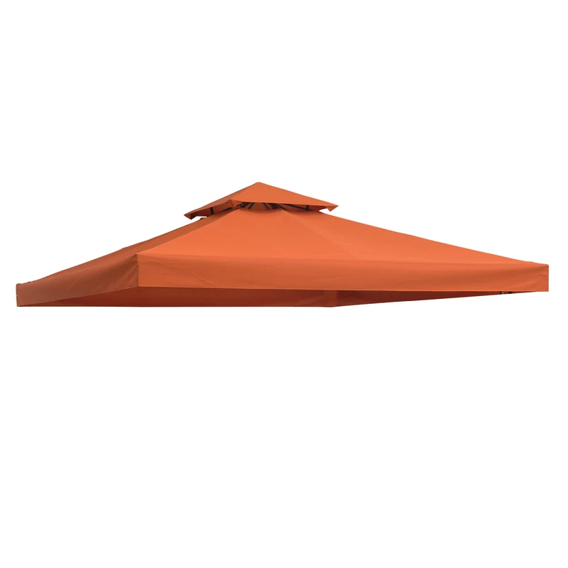 Outsunny Techo De Reemplazo 3x3m Para Estructura De Carpa Cenador Rojo