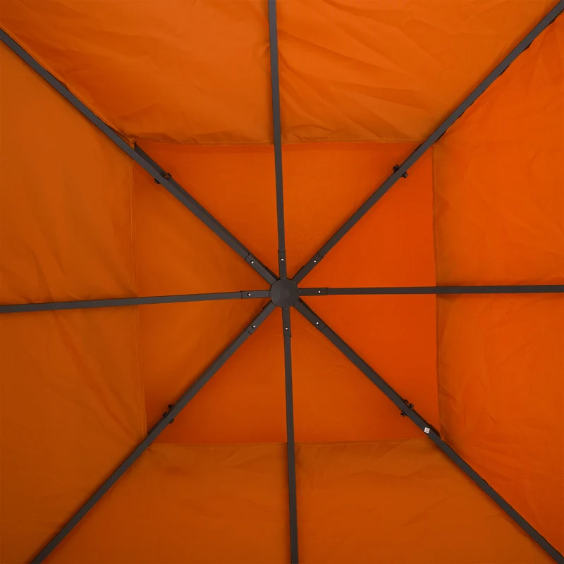 Outsunny Techo De Reemplazo 3x3m Para Estructura De Carpa Cenador Rojo