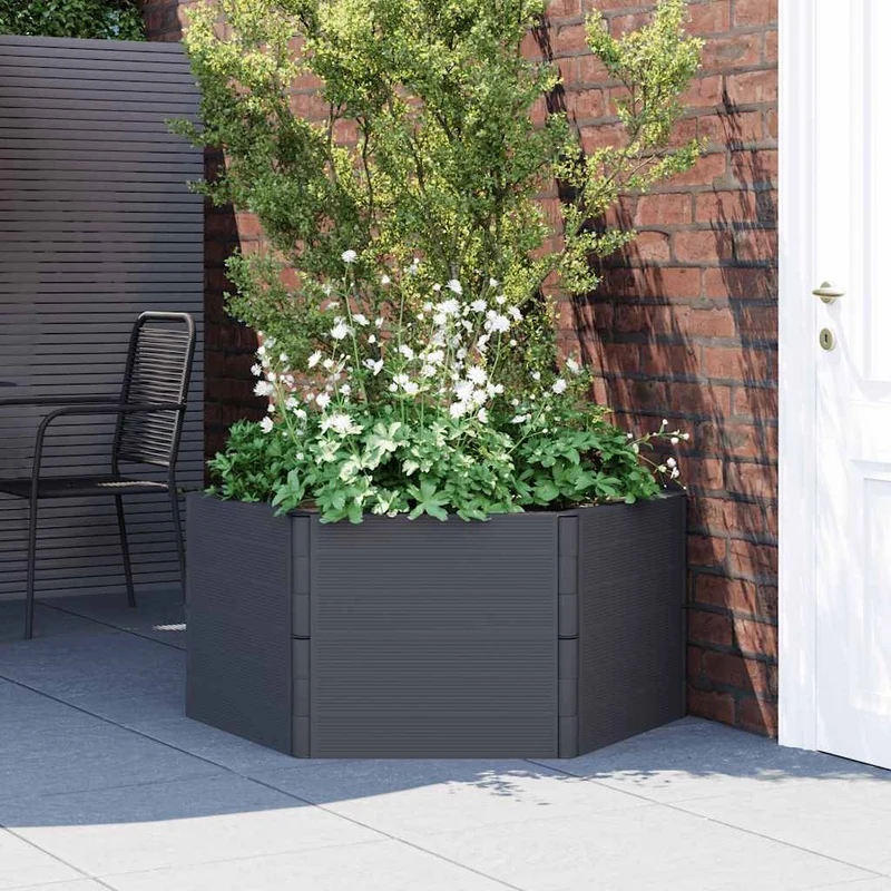 Jardinera Pp Gris Antracita