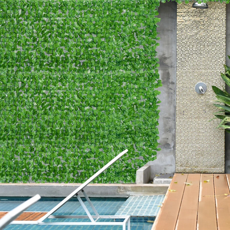 Outsunny Seto Artificial En Rollo 3x1m Para Valla Balcón Barandilla Valla