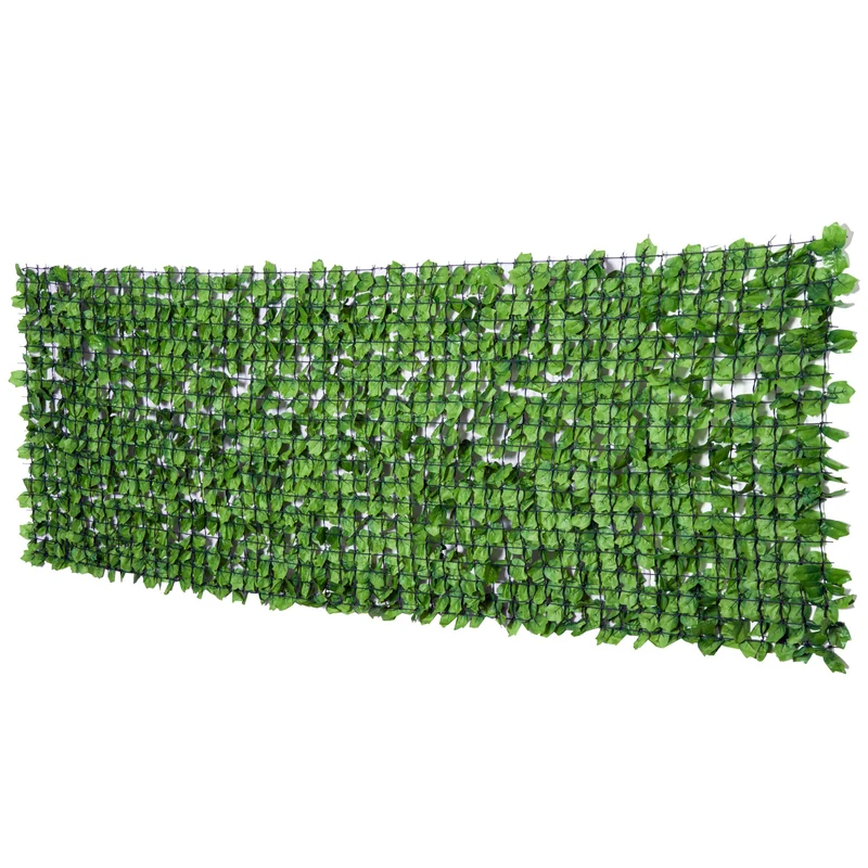 Outsunny Seto Artificial En Rollo 3x1m Para Valla Balcón Barandilla Valla