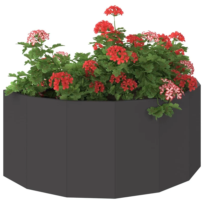 Jardinera Negro 90 X 45 X 35 Cm Acero