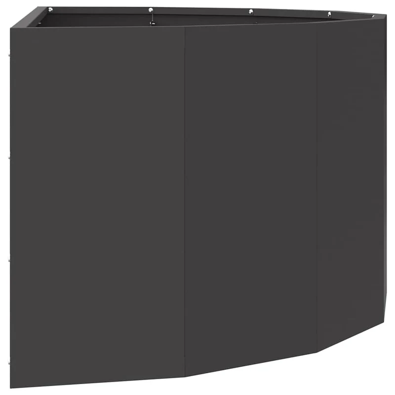 Jardinera Negro 90 X 45 X 35 Cm Acero