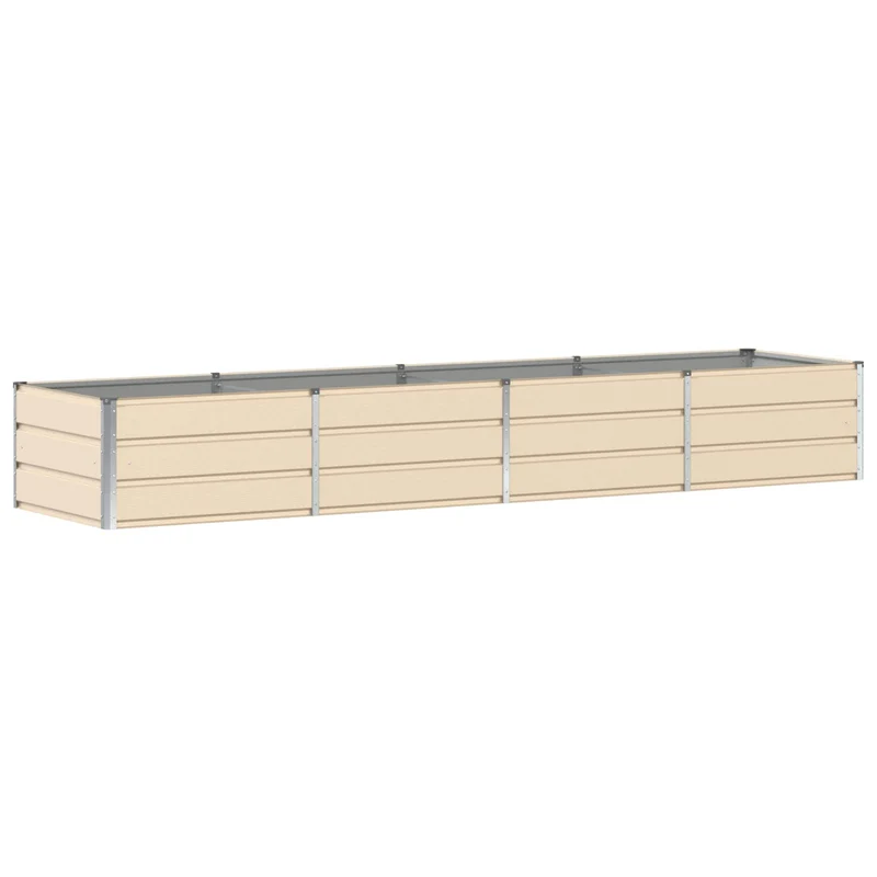 Jardinera Marfil 320 X 80 X 45 Cm Acero