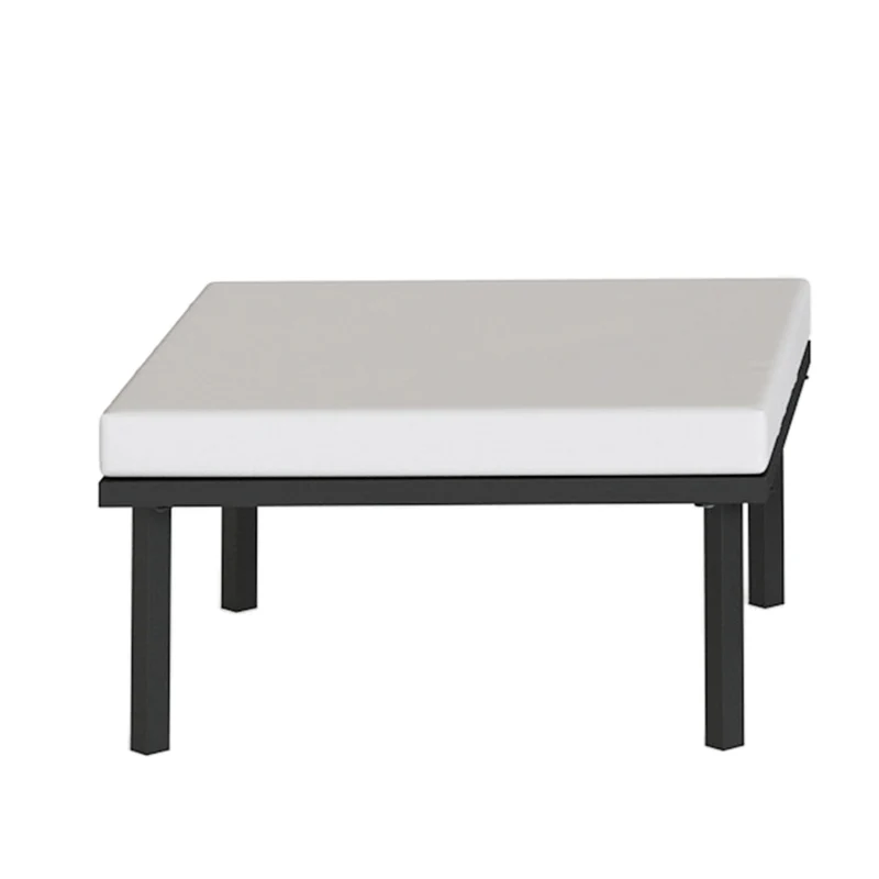 Outsunny Conjunto De Jardín Exterior 6 Piezas En Forma De L Cojines Gris Claro