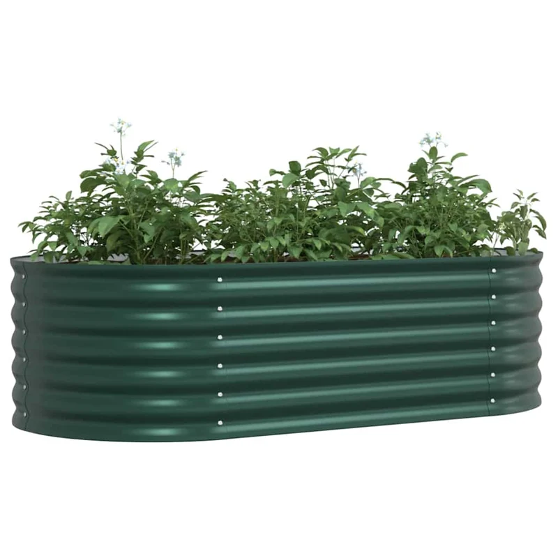 Cama Elevada Verde 160 X 80 X 44 Cm Acero