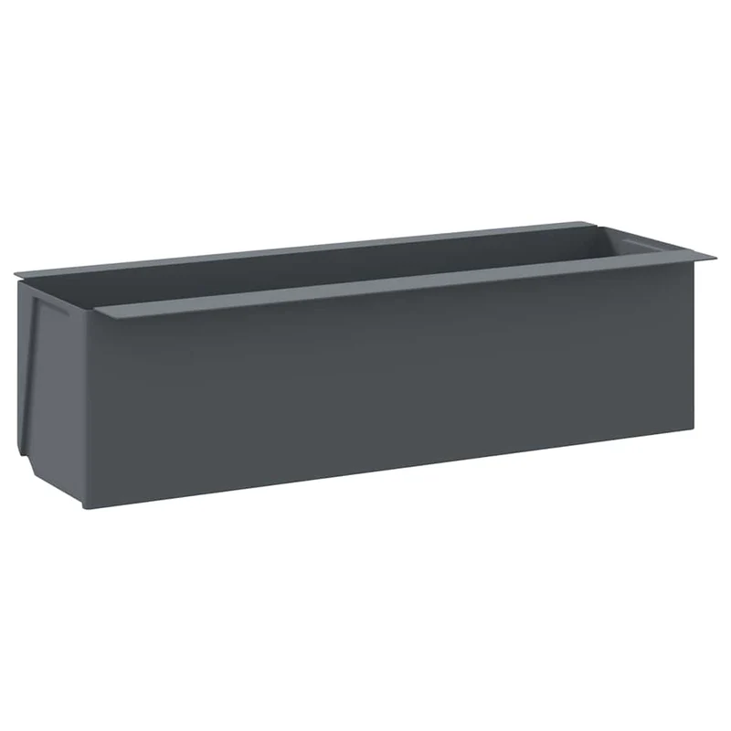 Jardineras Para Europalés 12 Uds Pp Gris 36x13,5x9,5 Cm