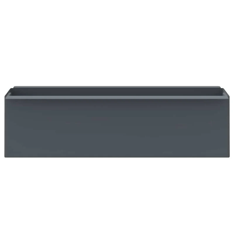 Jardineras Para Europalés 12 Uds Pp Gris 36x13,5x9,5 Cm