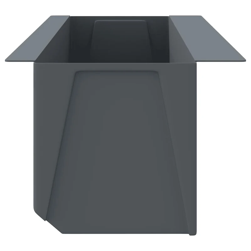 Jardineras Para Europalés 12 Uds Pp Gris 36x13,5x9,5 Cm