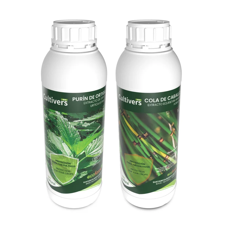 Pack Cola De Caballo Y Purín De Ortiga Cultivers 1 L