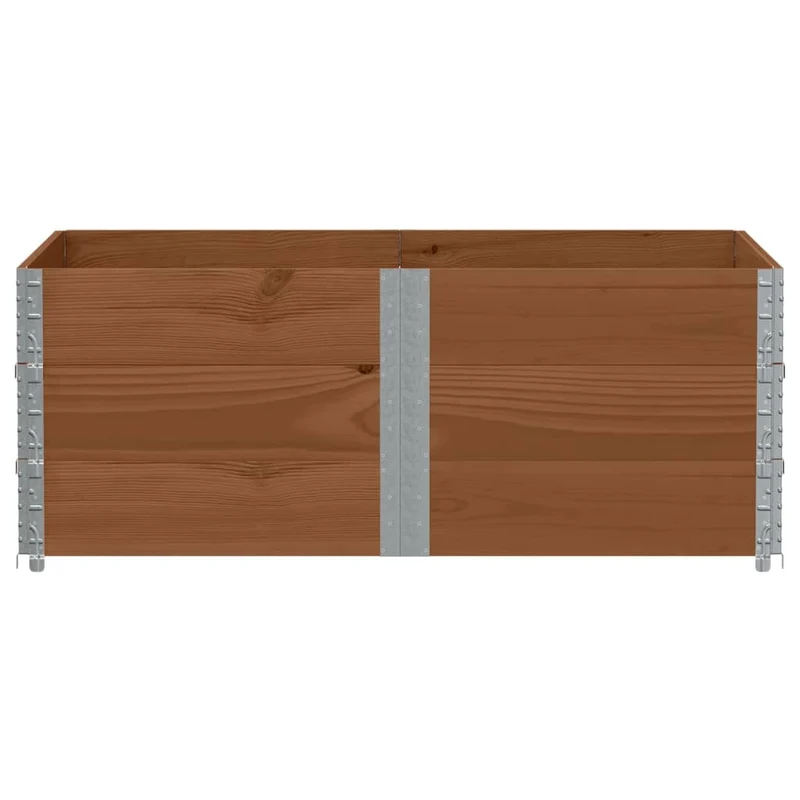 Jardinera De Madera Maciza De Pino Marrón 150x100 Cm