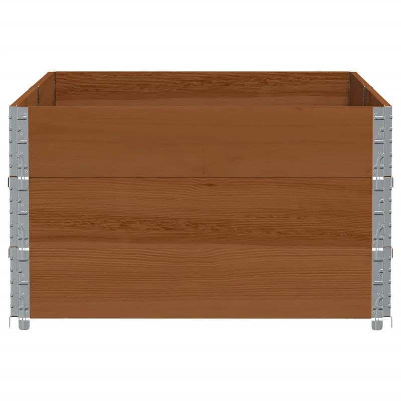 Jardinera De Madera Maciza De Pino Marrón 150x100 Cm