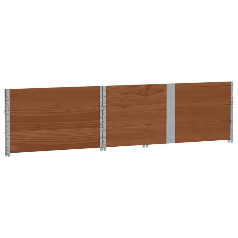 Jardinera De Madera Maciza De Pino Marrón 150x100 Cm