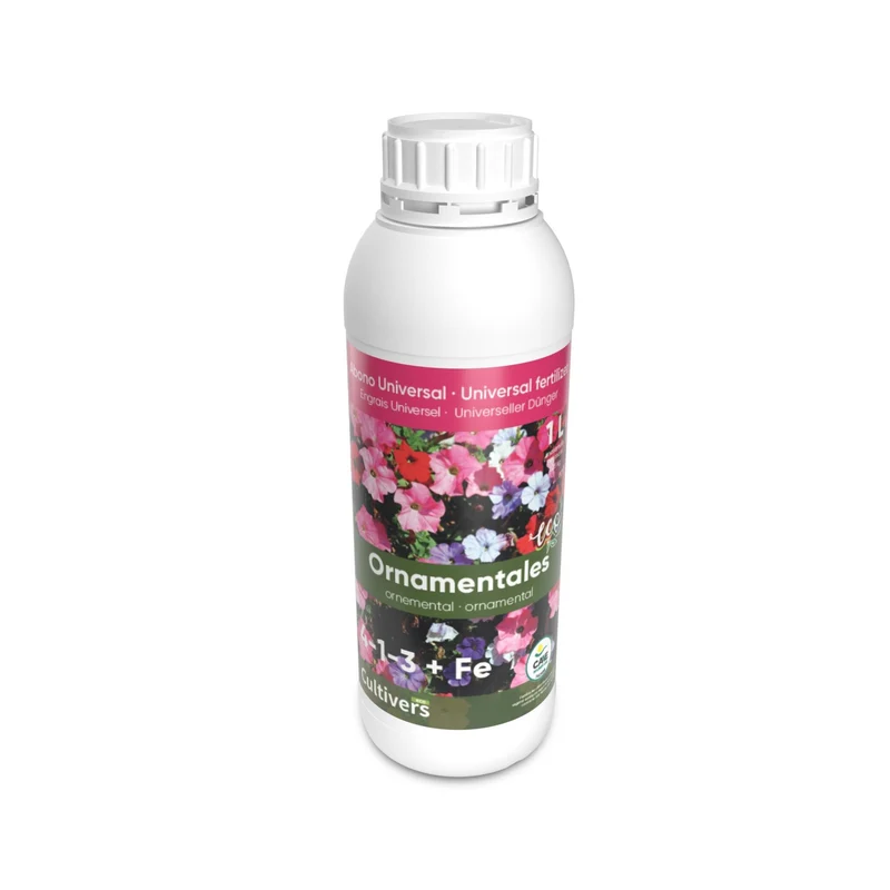 Abono Plantas Ornamentales Líquido Ecológico Cultivers 10 L