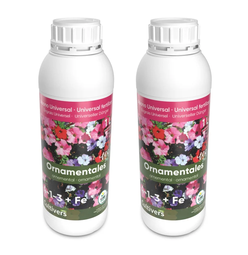 Abono Plantas Ornamentales Líquido Ecológico Cultivers 10 L
