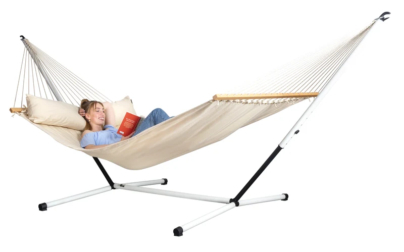 Soporte de acero para hamacas dobles Náutico