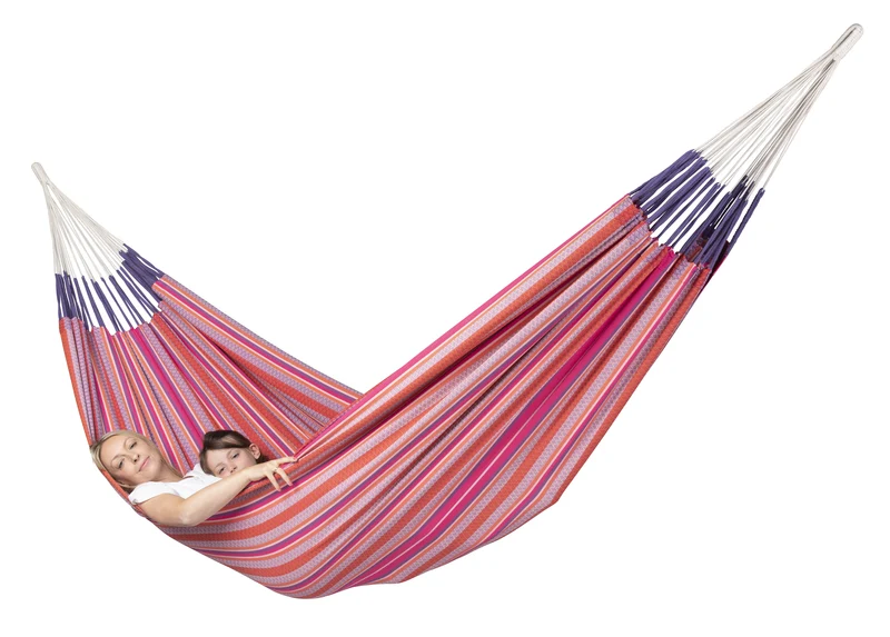 Hamaca para jardín y terraza kingsize Modesta Flamingo - La Siesta