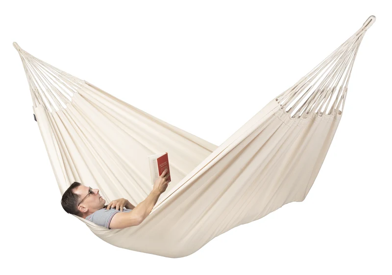 Hamaca Kingsize de jardín y terraza Modesta Latte - La Siesta