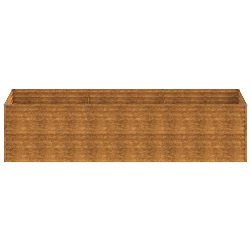 Jardinera De Acero Corten 290x100x69 Cm