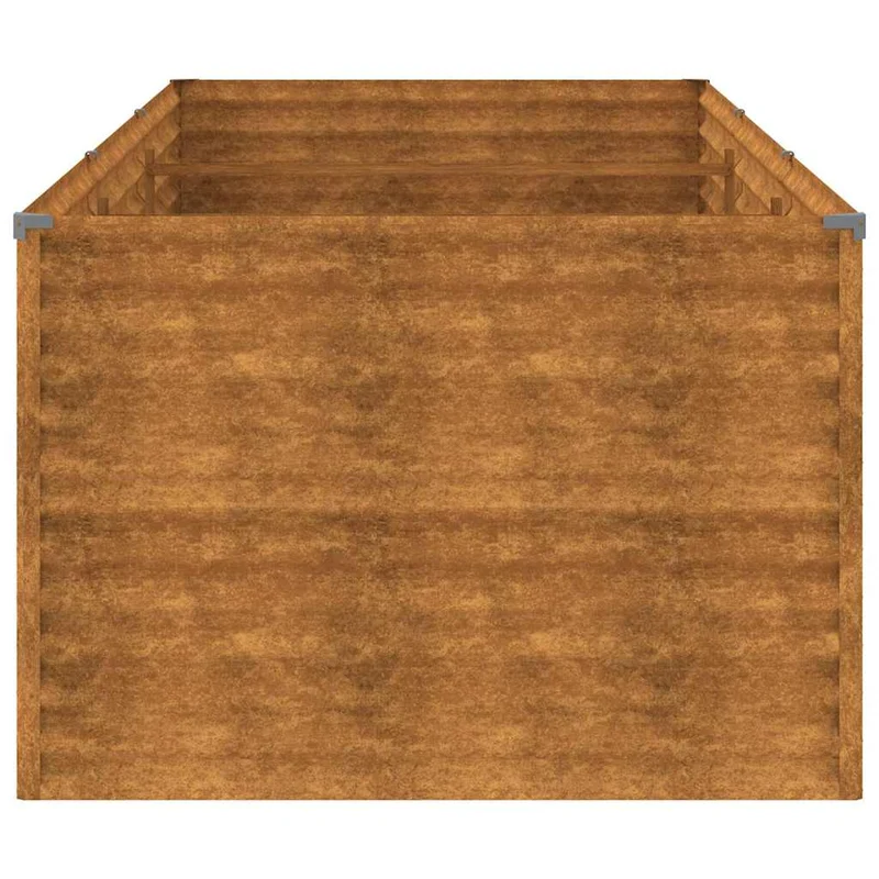 Jardinera De Acero Corten 290x100x69 Cm