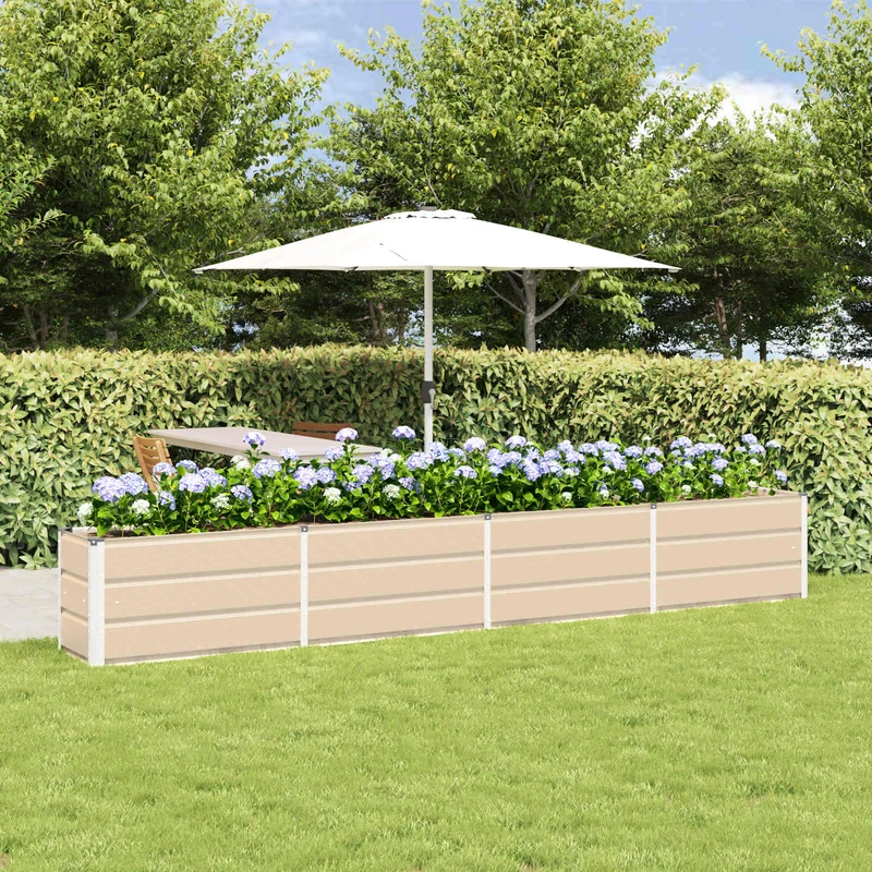 Jardinera Marfil 320 X 40 X 45 Cm Acero