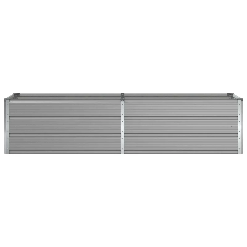 Jardinera Gris Claro 195 X 50 X 45 Cm Acero Galvanizado