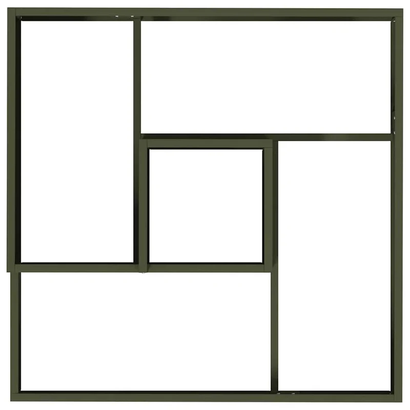 Macetero De Jardín Verde Oliva 60 X 60 X 50 Cm