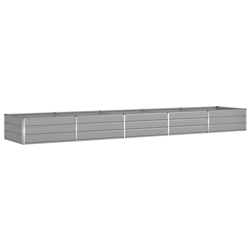 Jardinera Gris Claro 480 X 100 X 45 Cm Acero Galvanizado