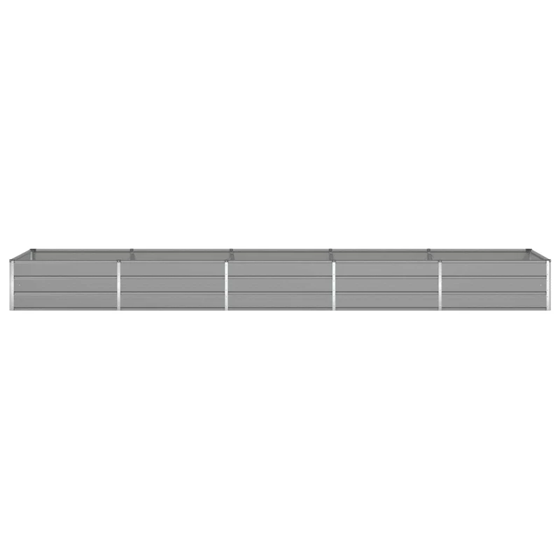 Jardinera Gris Claro 480 X 100 X 45 Cm Acero Galvanizado