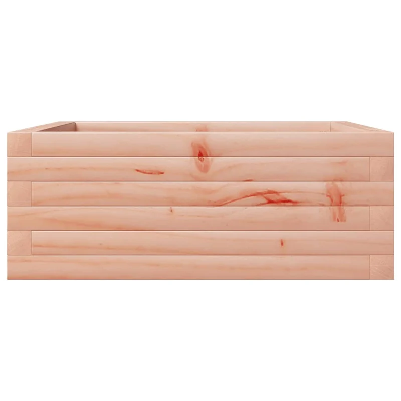 Jardinera De Madera Maciza De Abeto Douglas 60x60x23 Cm