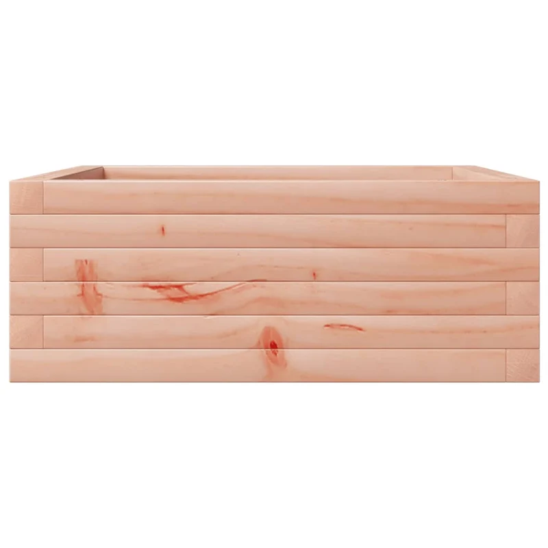 Jardinera De Madera Maciza De Abeto Douglas 60x60x23 Cm