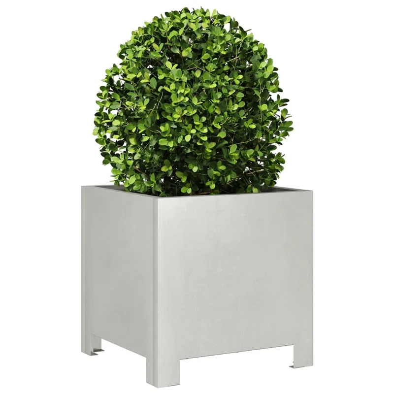 Jardinera Hexagonal De Acero Inoxidable 30x30x30 Cm