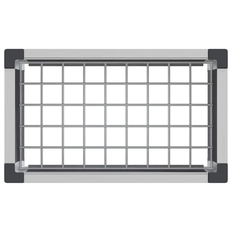 Arriate Elevado Gris 50 X 30 X 82 Cm Wpc Y Aluminio