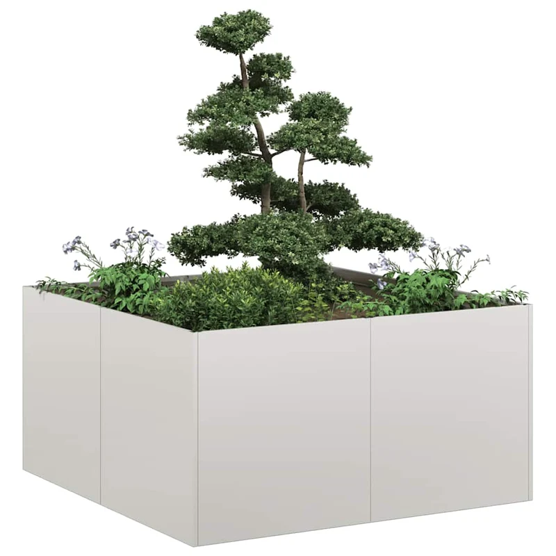 Jardinera 80x80x40 Cm Acero Inoxidable