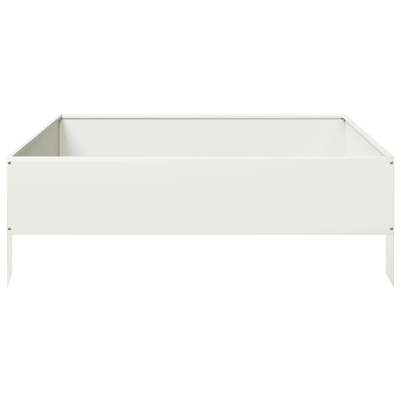 Arriate De Acero Blanco 100x100x33,5 Cm