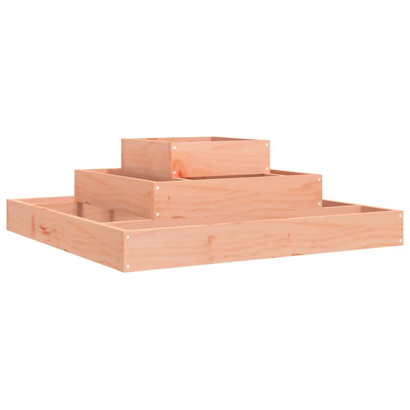 Jardinera De Madera Maciza De Abeto Douglas 80x80x27 Cm