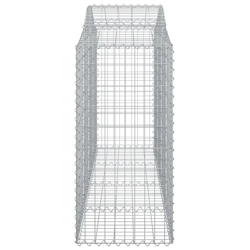 Cestas Gaviones 12 Uds Forma De Arco Hierro 200x50x120/140 Cm