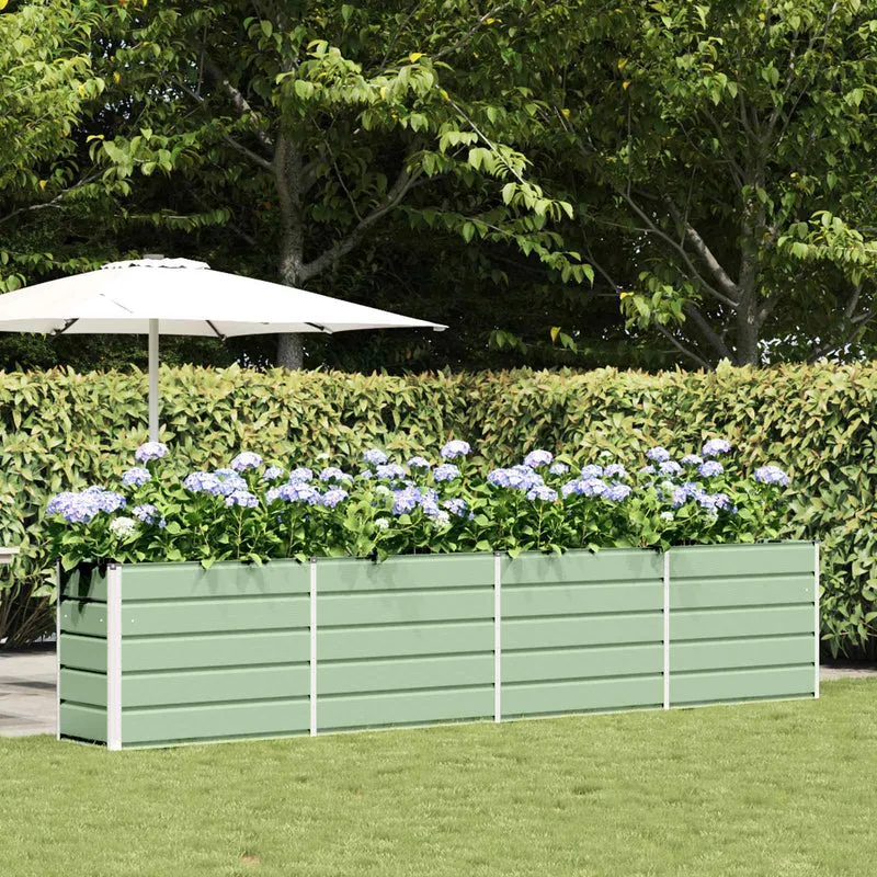 Jardinera Verde Pastel 385 X 50 X 77 Cm Acero Galvanizado