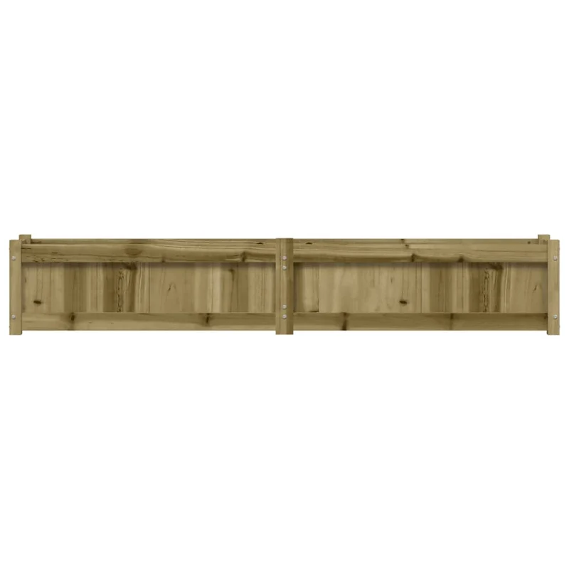 Jardinera De Madera De Pino Impregnada 180x31x31 Cm