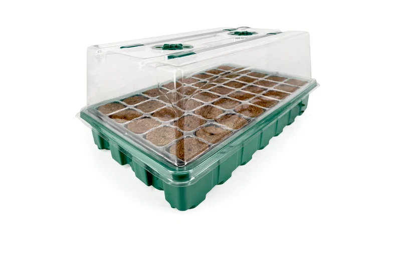 Propagador LED con 2 barras de 22W y controlador digital FarmX 38 x 24,5 x 19,5 cm