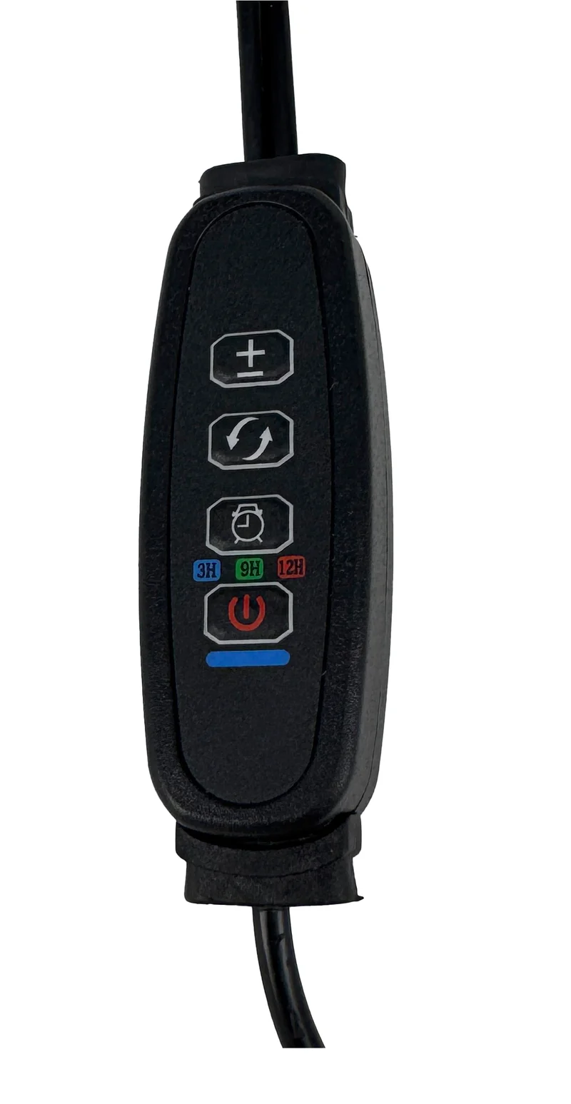 Propagador LED con 2 barras de 22W y controlador digital FarmX 38 x 24,5 x 19,5 cm