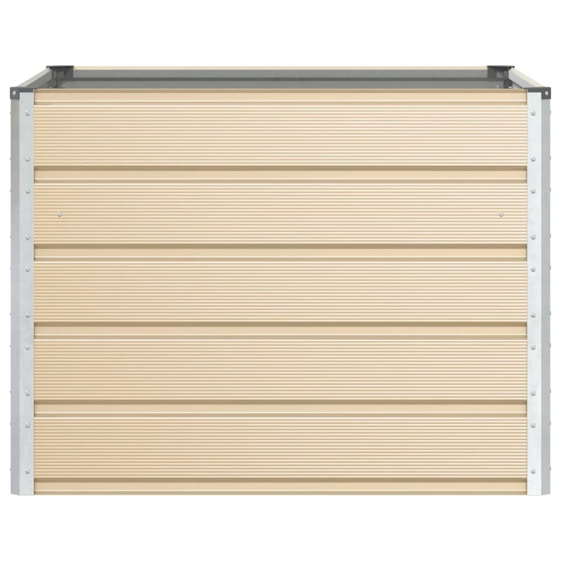 Jardinera Marfil 100 X 100 X 75 Cm Acero