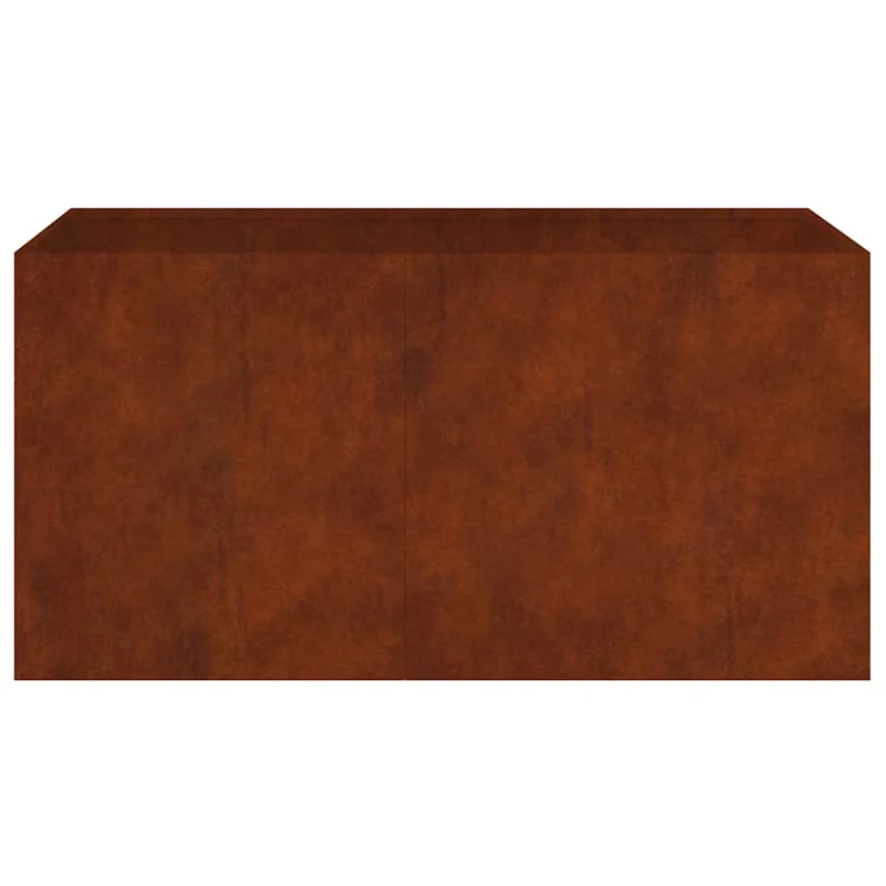 Maceta De Acero Corten 80x40x40 Cm