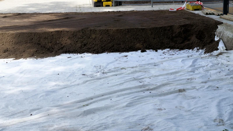 200m² Vellón De Jardín Vellón Contra Malas Hierbas Vellón De Drenaje 150g 2m Br